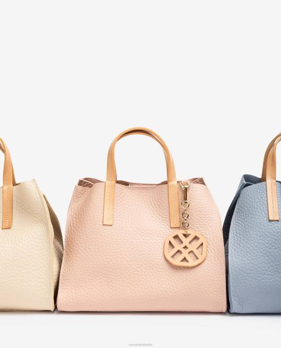 Unisa kvinnor beige liten handväska med handtag 06DT1163