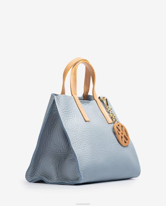 Unisa kvinnor blå liten handväska med handtag 06DT1161