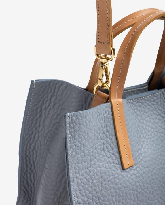 Unisa kvinnor blå liten handväska med handtag 06DT1161