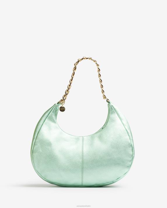 Unisa kvinnor blå medelstor axelväska 06DT1152