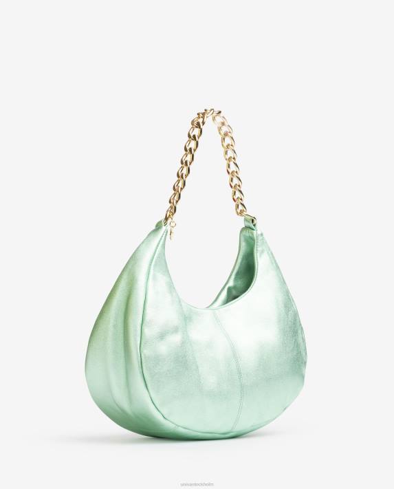 Unisa kvinnor blå medelstor axelväska 06DT1152