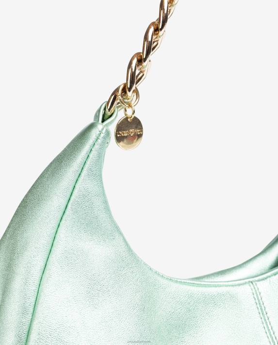 Unisa kvinnor blå medelstor axelväska 06DT1152