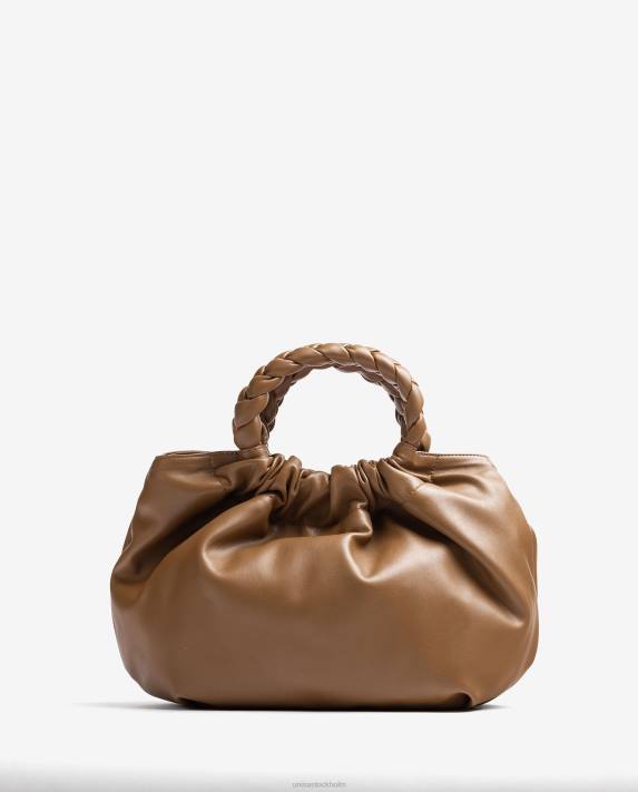 Unisa kvinnor brun handväska med runda handtag 06DT1174