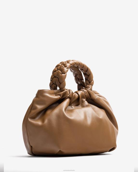 Unisa kvinnor brun handväska med runda handtag 06DT1174