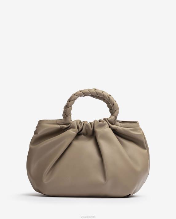 Unisa kvinnor brun handväska med runda handtag 06DT1175