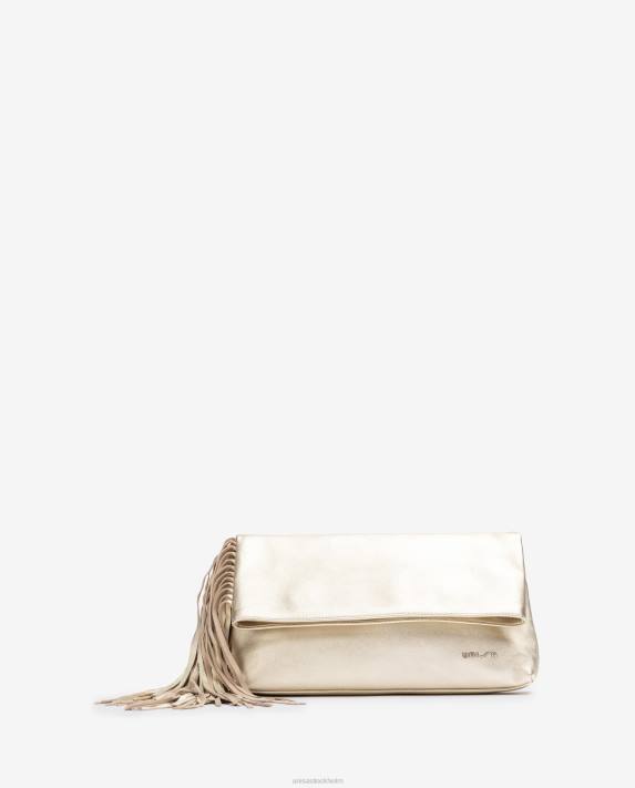 Unisa kvinnor graciös handväska med tofsar 06DT1156