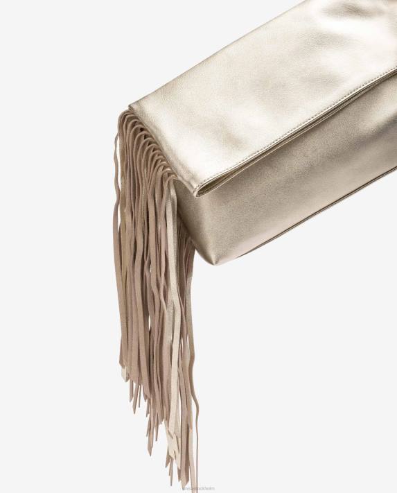 Unisa kvinnor graciös handväska med tofsar 06DT1156