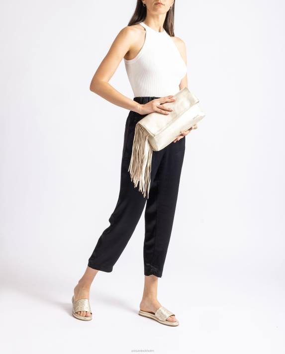 Unisa kvinnor graciös handväska med tofsar 06DT1156