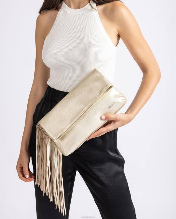 Unisa kvinnor graciös handväska med tofsar 06DT1156