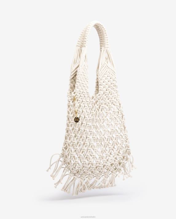 Unisa kvinnor mode handflätad bomullsväska 06DT1169