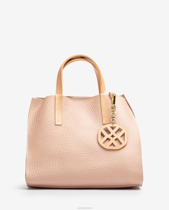 Unisa kvinnor rosa liten handväska med handtag 06DT1162