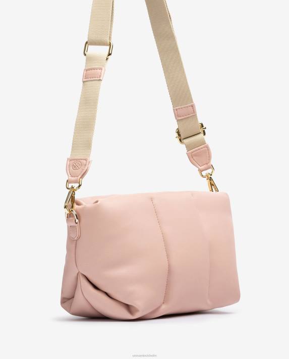 Unisa kvinnor rosa medelstor quiltad handväska 06DT1165