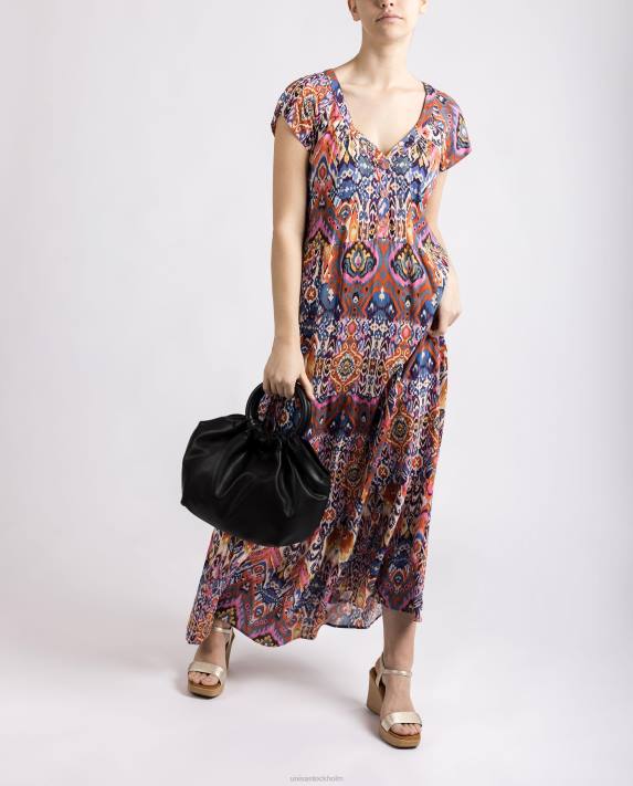 Unisa kvinnor svart handväska med runda handtag 06DT1178