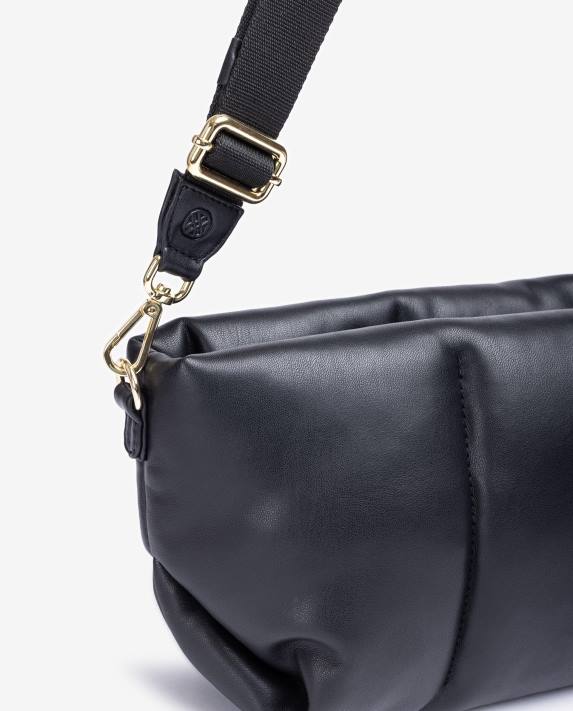 Unisa kvinnor svart medelstor quiltad handväska 06DT1164