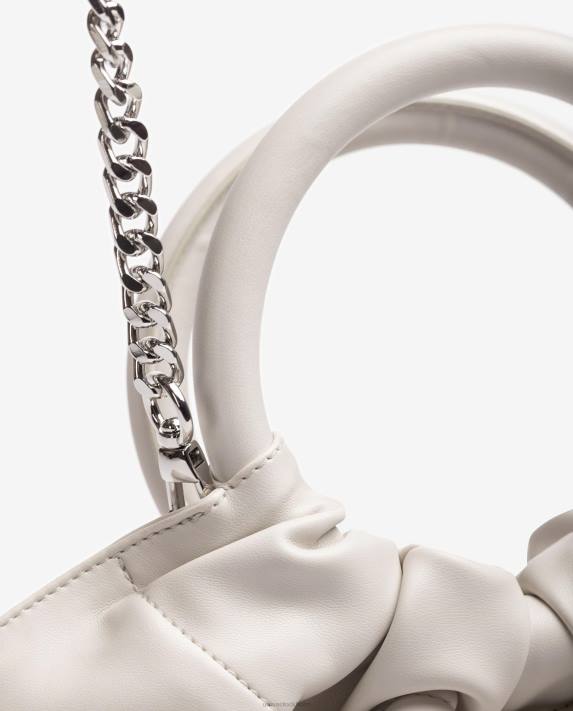 Unisa kvinnor vit handväska med runda handtag 06DT1180