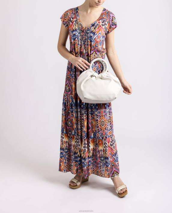 Unisa kvinnor vit handväska med runda handtag 06DT1180