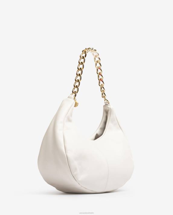 Unisa kvinnor vit medelstor axelväska 06DT1168