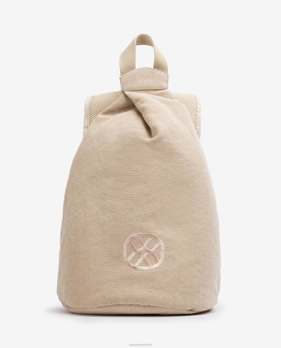 Unisa kvinnor brun ryggsäck i ekolinotyg 06DT1227