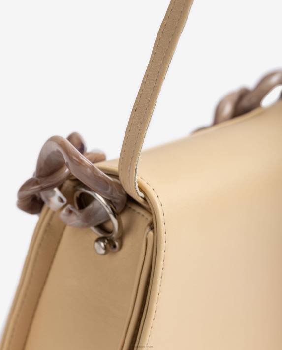 Unisa kvinnor beige handväska med kedja 06DT1220