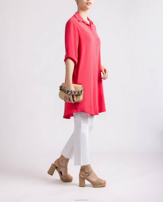 Unisa kvinnor beige handväska med kedja 06DT1220