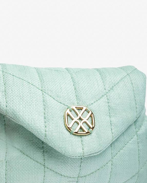 Unisa kvinnor blå liten handväska med quiltad effekt 06DT1205