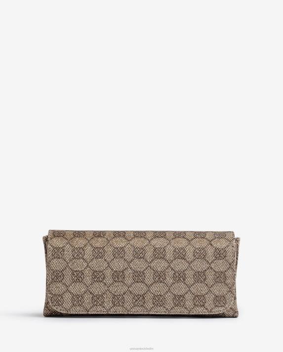 Unisa kvinnor graciös handväska i blankt tyg 06DT1223