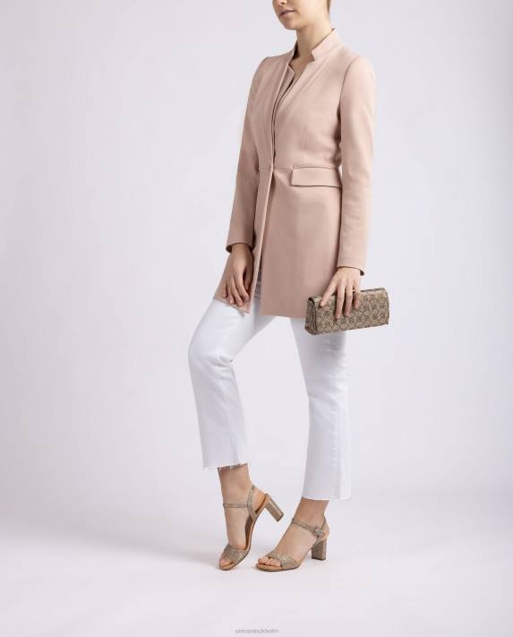 Unisa kvinnor graciös handväska i blankt tyg 06DT1223