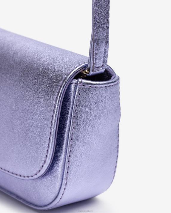 Unisa kvinnor lila partyhandväska i metallisk effekt 06DT1208