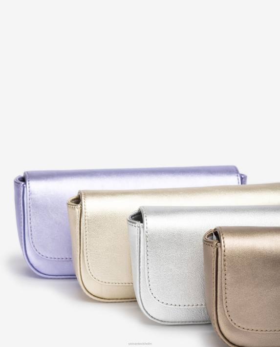 Unisa kvinnor lila partyhandväska i metallisk effekt 06DT1208