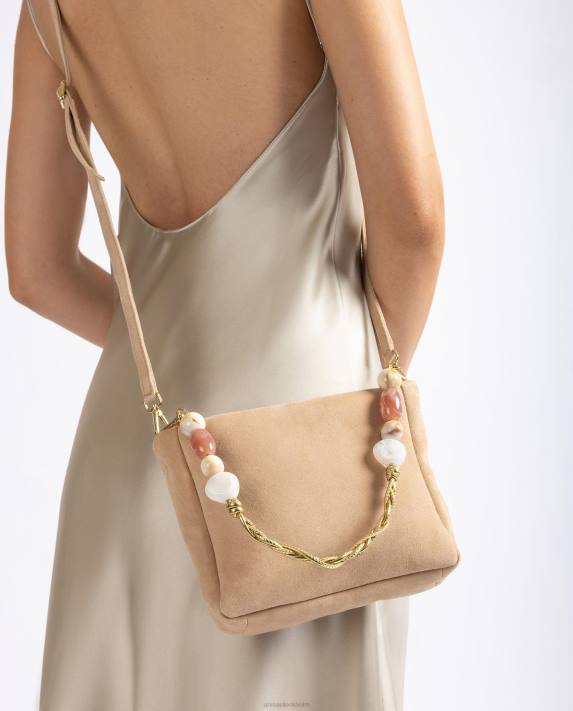 Unisa kvinnor mode handväska med klädsel 06DT1191