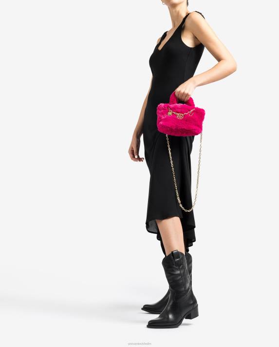 Unisa kvinnor rosa miniväska med utsmyckning 06DT1197