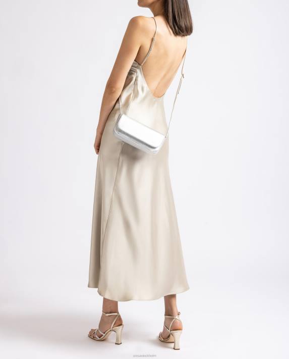 Unisa kvinnor silver partyhandväska i metallisk effekt 06DT1212