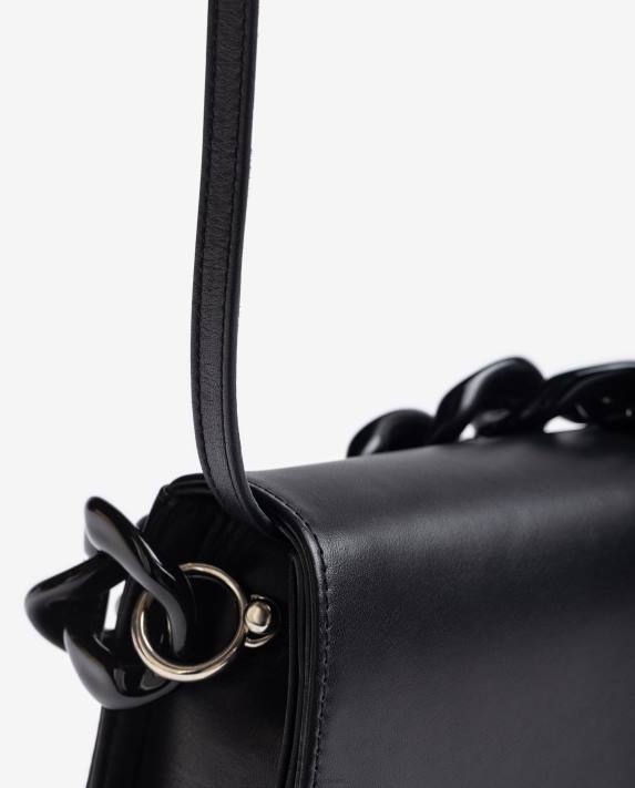 Unisa kvinnor svart handväska med kedja 06DT1219