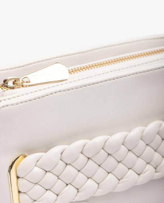 Unisa kvinnor vit flätad handväska 06DT1226