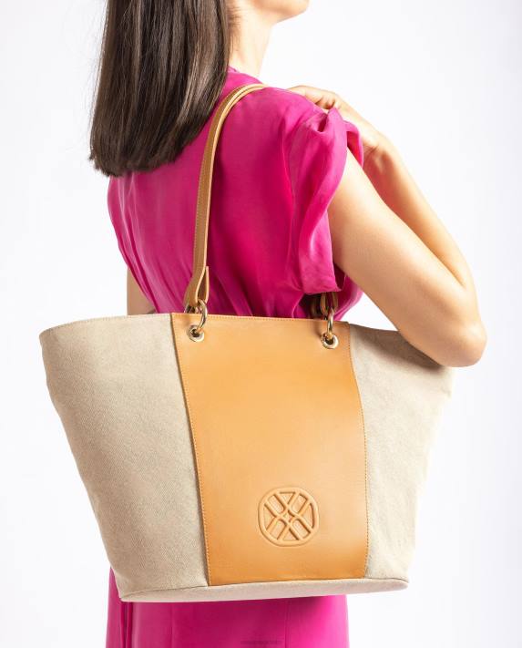 Unisa kvinnor brun ecolino shoppingväska 06DT1105