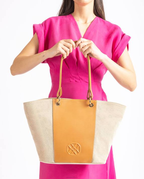 Unisa kvinnor brun ecolino shoppingväska 06DT1105