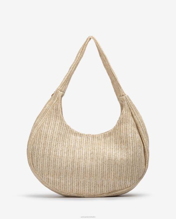 Unisa kvinnor brun stor axelväska 06DT1103