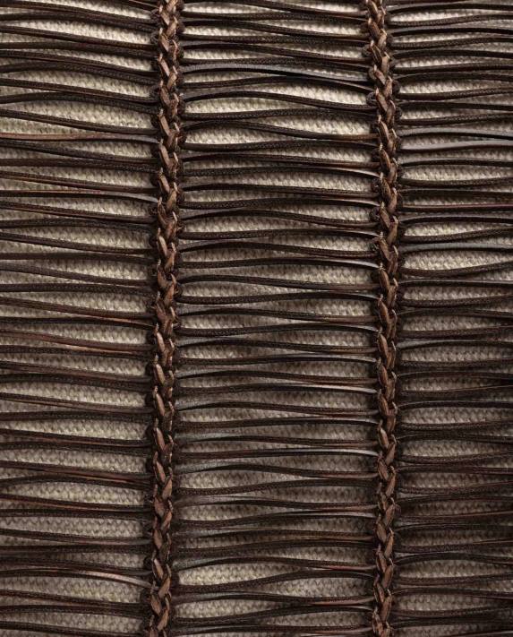 Unisa kvinnor brun stor handväska i tyg och läder 06DT1108