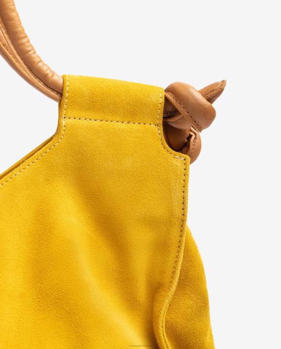 Unisa kvinnor gul knuten axelväska 06DT1145