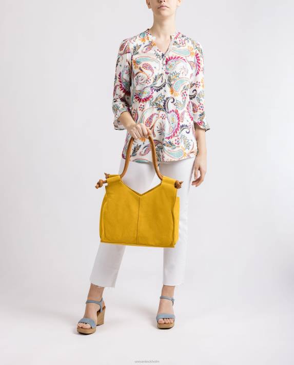 Unisa kvinnor gul knuten axelväska 06DT1145