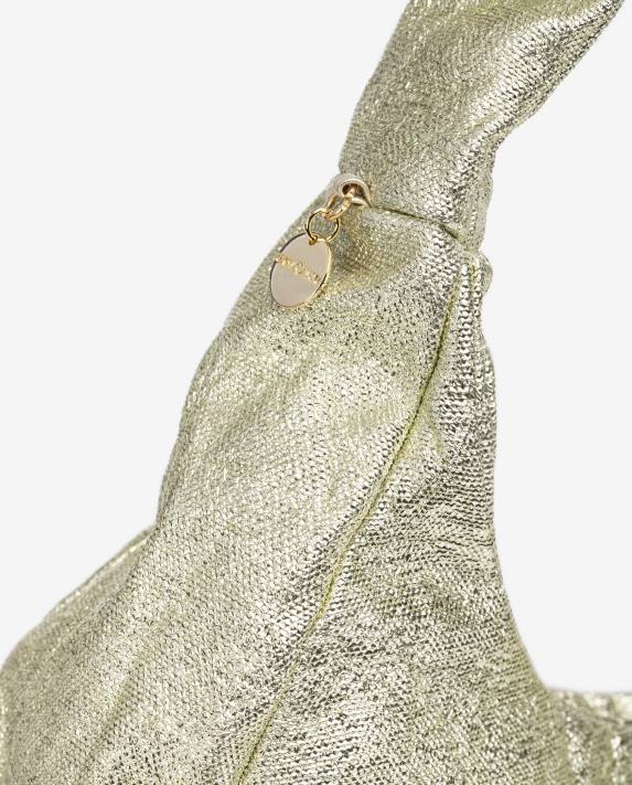 Unisa kvinnor guld stor axelväska 06DT1099