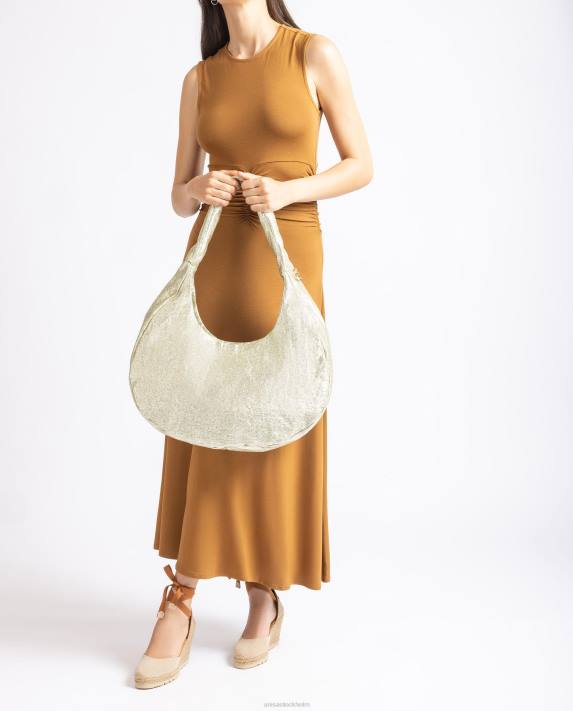 Unisa kvinnor guld stor axelväska 06DT1099