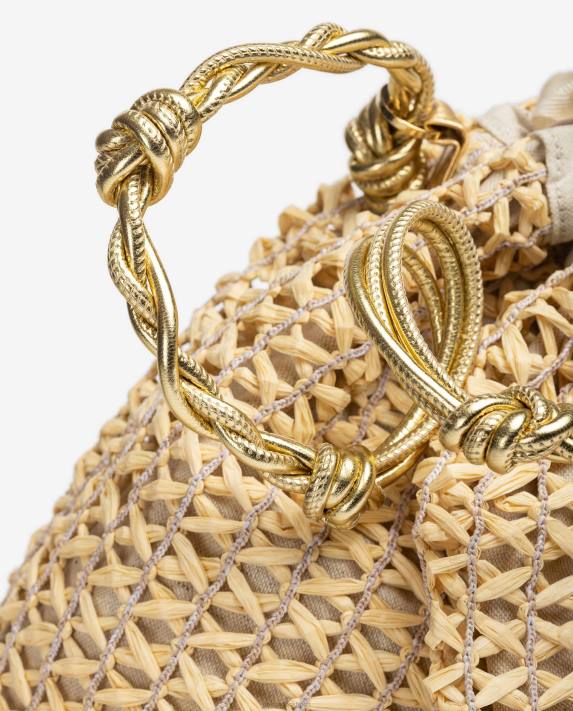 Unisa kvinnor mode stor raffia handväska 06DT1111