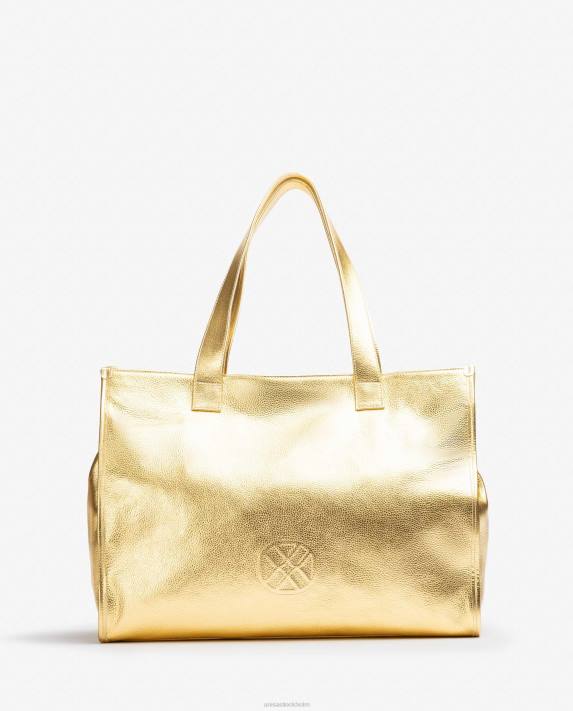 Unisa kvinnor mode tygväska i metallisk effekt 06DT1122