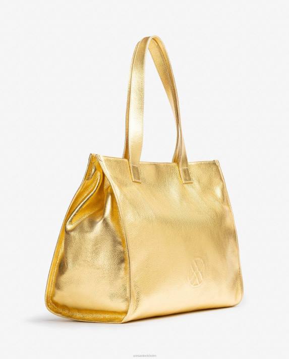 Unisa kvinnor mode tygväska i metallisk effekt 06DT1122