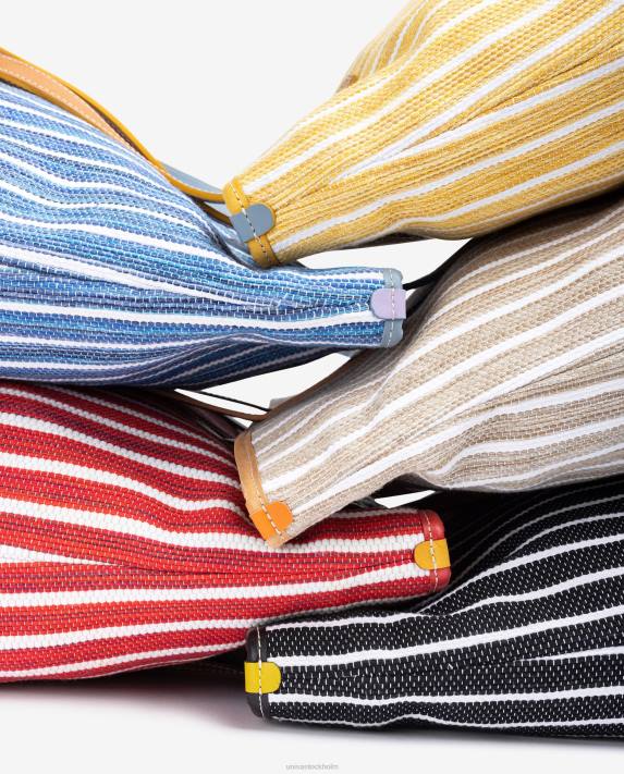 Unisa kvinnor röd shoppingväska gjord med jarapa 06DT1115