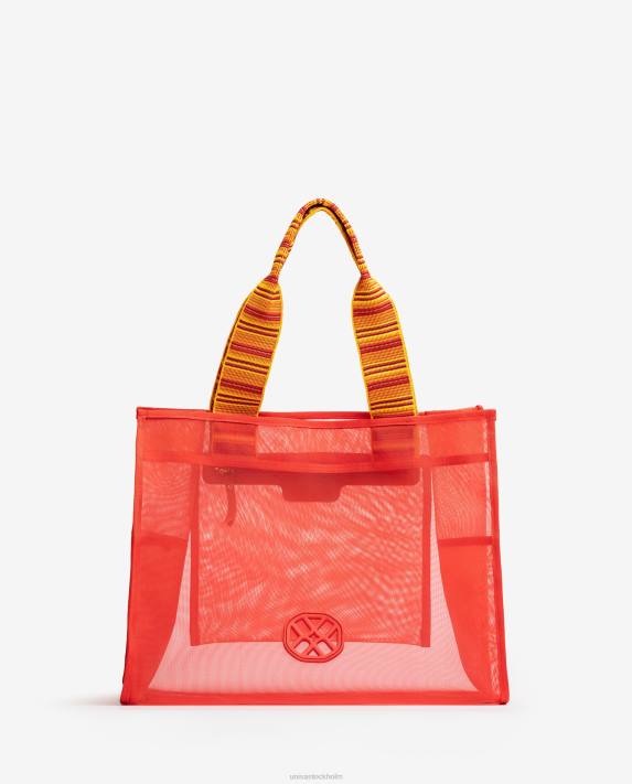 Unisa kvinnor röd stor nätpåse 06DT1120