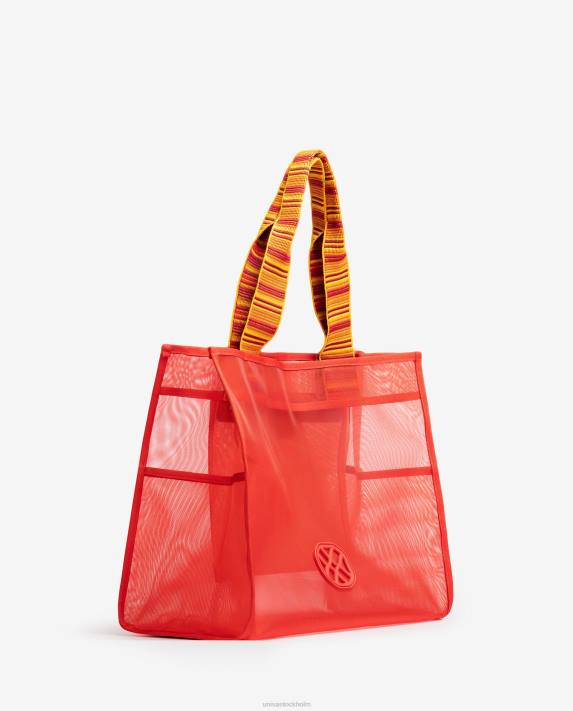 Unisa kvinnor röd stor nätpåse 06DT1120