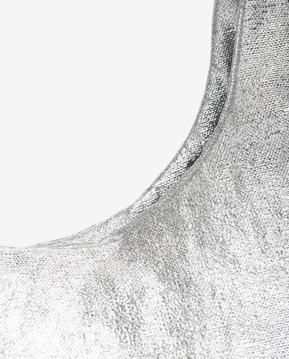 Unisa kvinnor silver stor axelväska 06DT1100