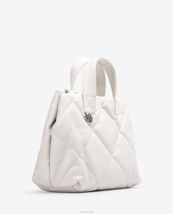Unisa kvinnor vit handväska med quiltad effekt 06DT1150